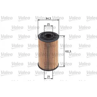 Filtre à huile VALEO OEM 263203C250