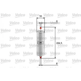 Filtre à carburant VALEO OEM 1720101