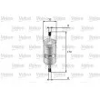 VALEO 587020 - Filtre à carburant