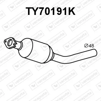 Catalyseur VENEPORTE TY70191K