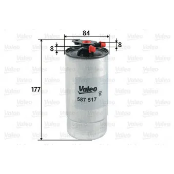 VALEO 587517 - Filtre à carburant