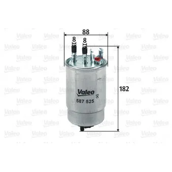 VALEO 587525 - Filtre à carburant