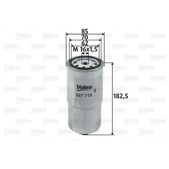 VALEO 587719 - Filtre à carburant