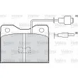 VALEO 598143 - Jeu de 4 plaquettes de frein avant