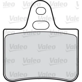 VALEO 598146 - Jeu de 4 plaquettes de frein arrière