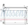 NISSENS 60235A - Radiateur, refroidissement du moteur