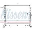 NISSENS 606084 - Radiateur, refroidissement du moteur