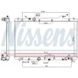 NISSENS 606216 - Radiateur, refroidissement du moteur