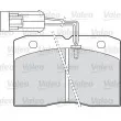 VALEO 598585 - Jeu de 4 plaquettes de frein avant