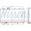 NISSENS 606701 - Radiateur, refroidissement du moteur