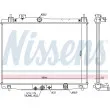 NISSENS 606707 - Radiateur, refroidissement du moteur