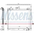 NISSENS 60856 - Radiateur, refroidissement du moteur