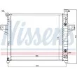 NISSENS 61023 - Radiateur, refroidissement du moteur