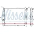 NISSENS 61636 - Radiateur, refroidissement du moteur