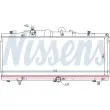 NISSENS 61671 - Radiateur, refroidissement du moteur