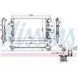 NISSENS 61715 - Radiateur, refroidissement du moteur