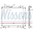 NISSENS 61742A - Radiateur, refroidissement du moteur