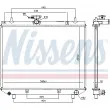 NISSENS 617555 - Radiateur, refroidissement du moteur