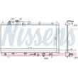 NISSENS 624041 - Radiateur, refroidissement du moteur