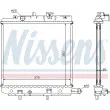 NISSENS 62455A - Radiateur, refroidissement du moteur