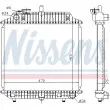 NISSENS 62516 - Radiateur, refroidissement du moteur