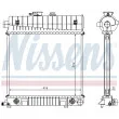 NISSENS 62708A - Radiateur, refroidissement du moteur