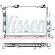NISSENS 62750A - Radiateur, refroidissement du moteur