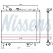 NISSENS 62802 - Radiateur, refroidissement du moteur