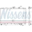 NISSENS 62830 - Radiateur, refroidissement du moteur