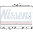 NISSENS 62893 - Radiateur, refroidissement du moteur