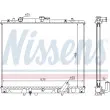 NISSENS 62895A - Radiateur, refroidissement du moteur