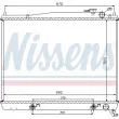 NISSENS 62916 - Radiateur, refroidissement du moteur