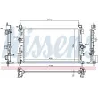 NISSENS 630785 - Radiateur, refroidissement du moteur
