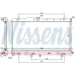 NISSENS 64116 - Radiateur, refroidissement du moteur