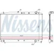 NISSENS 646802 - Radiateur, refroidissement du moteur