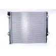 Radiateur, refroidissement du moteur NISSENS [646803]