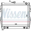 NISSENS 64728 - Radiateur, refroidissement du moteur