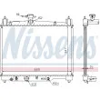 NISSENS 64801 - Radiateur, refroidissement du moteur
