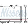 NISSENS 64839 - Radiateur, refroidissement du moteur