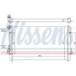 NISSENS 65012 - Radiateur, refroidissement du moteur