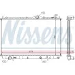 NISSENS 65543A - Radiateur, refroidissement du moteur