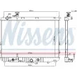 NISSENS 666219 - Radiateur, refroidissement du moteur