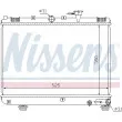 NISSENS 66624 - Radiateur, refroidissement du moteur