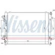 NISSENS 66686 - Radiateur, refroidissement du moteur