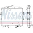 NISSENS 66996 - Radiateur, refroidissement du moteur