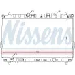 NISSENS 67032 - Radiateur, refroidissement du moteur