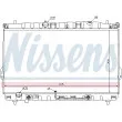 NISSENS 67033 - Radiateur, refroidissement du moteur