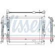 NISSENS 67364 - Radiateur, refroidissement du moteur