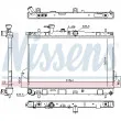 NISSENS 67481 - Radiateur, refroidissement du moteur