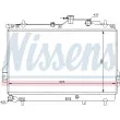 NISSENS 67484 - Radiateur, refroidissement du moteur